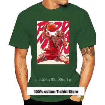 Camiseta inspirada en el baloncesto de los 90, ropa de cuello redondo ORIGINAL de DENNIS RODMAN, venta al por mayor, nueva
