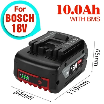 За BOSCH Authentic 18V BAT609 BAT610 За Bosch 18V Професионална 18V литиево-йонна батерия GBA18V GSR18V BAT618 BAT619