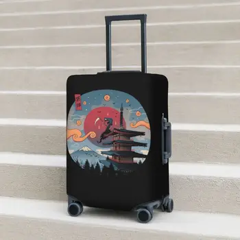 Shinigami In Edo Suitcase Cover Flight Ukiyo e Аниме Ретро Полезни аксесоари за багаж Защита на бизнеса