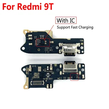 За Redmi 9T USB порт за зареждане Микрофон микрофон Dock конектор съвет Flex кабел
