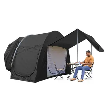 Покривна палатка Просторен SUV къмпинг палатка хечбек палатка затъмнение палатка камион кола покрив палатка Suv палатка приставка за 3-5 човек
