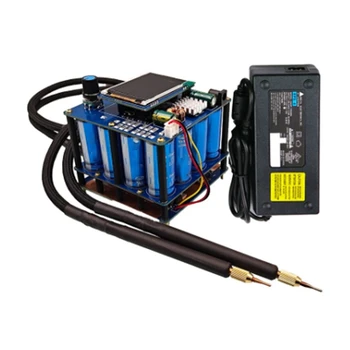 Домакински сензорен заварчик DIY кондензатор импулсна точкова заваръчна машина 18650 Батерия Контролер за заваряване Заваръчни инструменти Нови