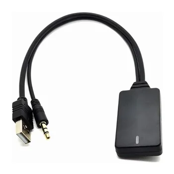 Безжичен Bluetooth музикален приемник адаптер в колата AUX USB кабел за BMW E90 E91 E92 E93 Bluetooth адаптер за стрийминг кабел медии