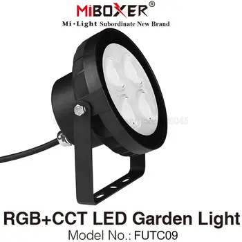 Miboxer 18W RGBCCT LED Градинска светлина FUTC09 Интелигентна водоустойчива IP66 Светлина за косене на трева AC 110V 220V Външна лампа 2.4G Дистанционно / гласово управление