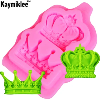 Kaymiklee M753 корони принцеса силиконов молд фондан молд торта декориране инструменти шоколадова гъмпейст мухъл, Sugarcraft