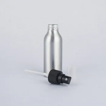 50 ml 50ml Туристически бутилки Празен парфюм спрей за многократна употреба Тоалетни принадлежности с фина мъгла Алуминий