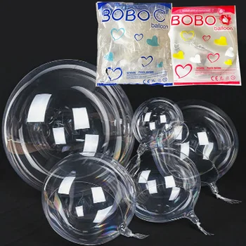 50pcs Бобо балон широк врат ясно Globos балон топка нужда участък предварително опъната балон 12 18 24 36 инчов сватба рожден ден декор