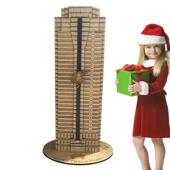Умирай трудно Адвентен календар Коледа 2024 Ханс Грубер Календар за обратно броене Смешни орнаменти Настолен дървен декор подарък за приятели