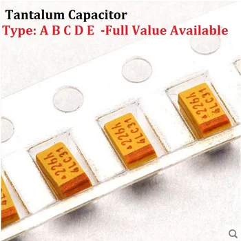 10PCS тантал кондензатор тип D 475 50V 4.7UF 50V SMD капацитет 50V4.7UF 7343 кондензатори 4.7UF50V