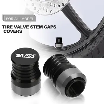 Tire Valve Air Port Cover Caps Мотоциклет Универсални аксесоари за Suzuki DR650S / DR650SE 1994-2010 DR650 DR 650 S 2009 2008 07