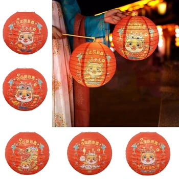 китайски Led светещи хартиени фенери светлина преносим светещ DIY фестивал дете подарък капка доставка