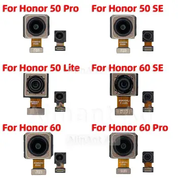 Оригинална камера за Huawei Honor 50 60 Lite Pro SE 50SE 60SE Задна главна задна / горна предна камера Flex кабел Части за ремонт на телефони