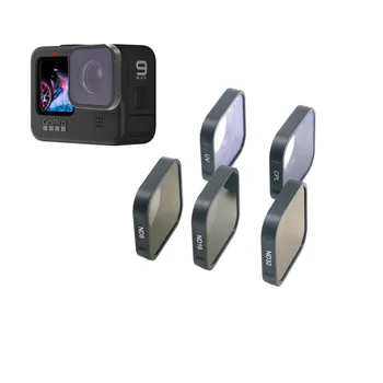 За GoPro Hero 9 10 Черен UV ND8 ND16 ND32 CPL обектив филтър комплект алуминиева сплав рамка действие камера UV ND CPL обектив Accessoreis