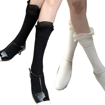 Чорапи за жени Летни тънки памучни чорапи Училище момичета Сладки чорапи чорапи 37JB