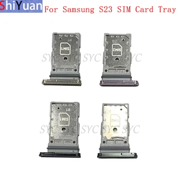 SIM карта тава памет MicroSD карта за Samsung S23 Plus S911 S916 SIM карта слот притежателя резервни части
