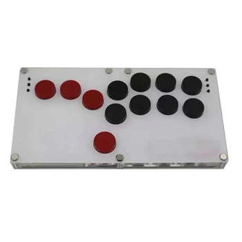 Slim пръст джойстик пълен бутон аркадна борба контролер игра контролер с гореща суап функция за любимата аркадна игра трайни