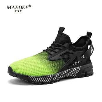 2024 Нови професионални обувки за бягане за мъже Леки мъжки дизайнерски мрежести маратонки Дантелени мъжки спортни обувки за тенис на открито