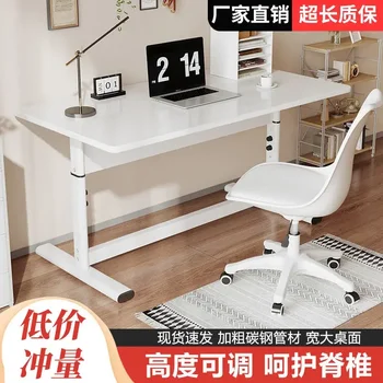 Компютърното бюро може да бъде повдигнато бюро Студент Начало Спалня момичета Прост грим бюро офис бюро стол