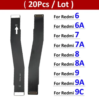 20Pcs оригинален нов за Xiaomi Redmi 6 6A 7 7A 8 8A 9 9A 9C дънна платка дънна платка конектор flex кабел