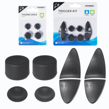 Extra High Thumb Stick Grip Cap Джойстик Cover R2 L2 Trigger Extender Button за Sony Dualshock 5 PS5 контролер Thumbstick Case
