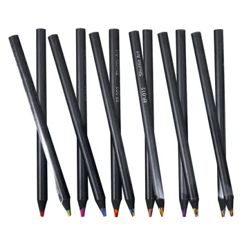 12pcs цветни графити моливи цветни ядро моливи дървени моливи за рисуване цветни моливи за рисуване