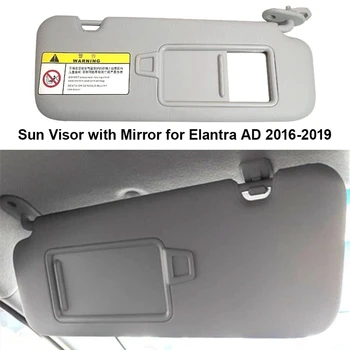 Автомобилна дясна пътническа козирка с огледало за Elantra AD 2016-2019 85220-F0100TTX 85220F0100TTX Части