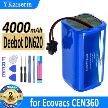 4000mAh YKaiserin Батерия за Ecovacs CEN360 CEN361 DH35 DH43 DH45 DN620 DN621 N79S N79 За DEEBOT 600 601 605 710 Batteria