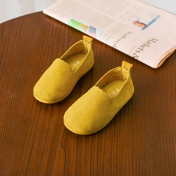 Rindu Трансгранично Пролет Нови четири цвят боб обувки твърди меки единични принцеса обувки момичета обувки корейски издание