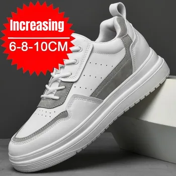 PDEP 2023 Нова есен невидим вътрешен повишаване мъжки маратонки 10 см ежедневни спортни обувки корейски zapatillas tenis para hombre