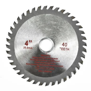 4 инча 40 зъба циркуляр диск за рязане на дърво диск за дървообработване 20 мм отвор триони CNC металообработващи електрически инструменти Части
