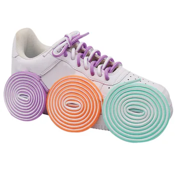 Weiou полиестерен памук Drawstr кабел ежедневни обувки фини кръгли дантели замяна връзки за обувки 3 цвят кръг декоративни не еластичен кабел