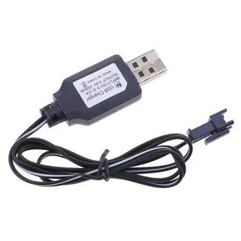 Универсален USB кабел за зареждане за RC автомобил - 4.8V Ni/SM щепсел - бързо зареждане