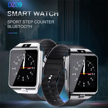 DZ09 SmartWatch крачкомер фитнес тракер сърдечен ритъм сън монитор дълъг живот на батерията SmartWatche 1.56 