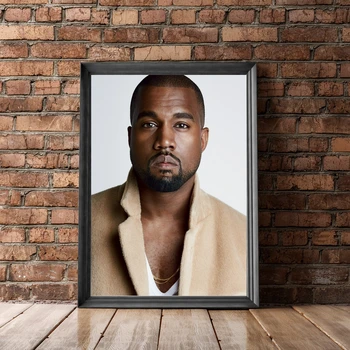 Kanye West Music Album Canvas Poster Art Hip Hop Rapper Pop Music Star Home Wall Painting Decoration (No Frame)