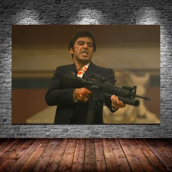 Al Pacino Класически филм Белези Плакати и отпечатъци на картини Платно живопис стена изкуство за дома хол декор Unframe