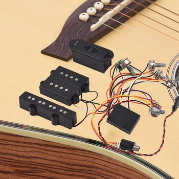 Електрическа китара бас усилвател верига + JP пикап Осигурява отлично качество на звука Аксесоари за електрическа китара