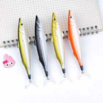 Симулация Риба химикалка сладък солена риба докосване риба черна химикалка творчески студентски канцеларски материали новост
