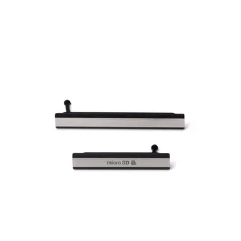 Оригинален Micro SD USB порт за зареждане SIM карта Прах Plug слот капак комплект за Sony Xperia Z2 L50W D6502 D6503 D6543 замяна