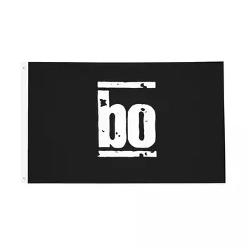 The BO Music Rock Band Flag Outdoor Banner Polyester Heavy Metal Decoration Vivid Color 60x90 90x150cm Flags