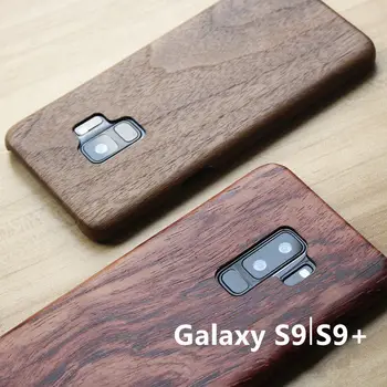 За Samsung Galaxy S10 S10+ S10e S9 / S9 + S9 S20 ултра плюс орех Enony дърво палисандрово дърво махагон дървен заден капак