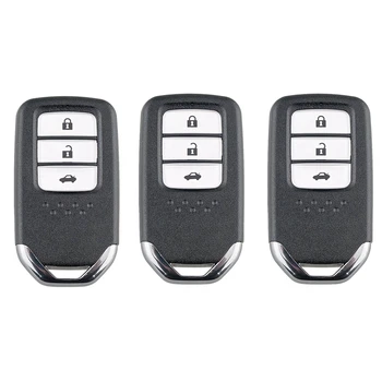 3X кола Smart дистанционно ключ 3 бутон 433Mhz ID47 чип за Honda City / джаз / Civic / Grace 2015 KR5V2X