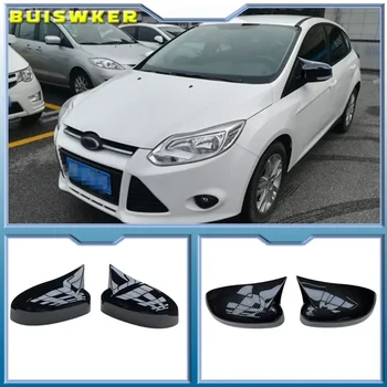 2pcs/Set Car Door Side Mirror Cover Резервни части за Ford Focus