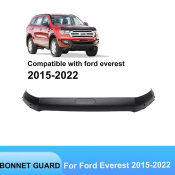 Matte Black Bonnet Protector Bonnet Guard Trim за Ford Everest 2015 2016 2017 2018 2019 2020 2021 2022 4X4 Аксесоари за кола