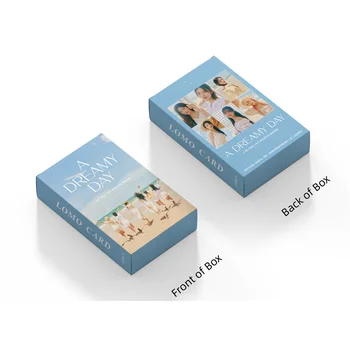 Kpop 55 карти/комплект IVE албум Мечтан ден Мито Ломо Малка картичка колекционерска карта Wonyoung LIZ Gaeul Photo Card Момиче колекционерски подарък