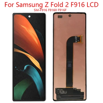 AMOLED за Samsung Z Fold2 екран подмяна капак дисплей сгъване 2 външен външен LCD