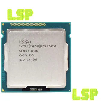 Използван intel Xeon E3 1245 V2 1245v2 Четириядрен процесор 3.4GHz LGA 1155 8MB SR0P9