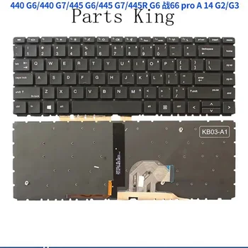 Нова клавиатура с подсветка за HP 440 G6 445r G7 HSN-Q15C Q17C Q24C Q27C Q21C zhan 66 PRO 14 G2 G3