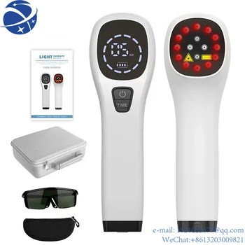 Yun YiKTS 4x808nm Устройство за лазерна терапия за спортни наранявания Болки в гърба Китка на врата Машина за облекчаване на болката в тялото със защитни очила 2