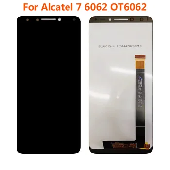 6.0'' инча за Alcatel 7 6062 LCD OT6062 LCD дисплей сензорен екран дигитайзер събрание резервни части 100% тествани