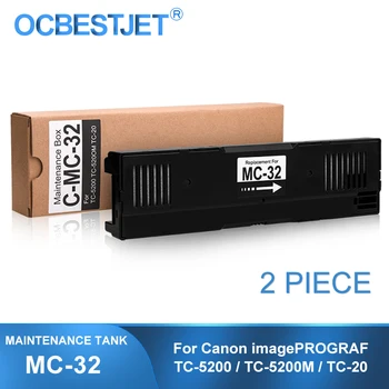 2 MC-32 MC 32 MC32 Касета за резервоар за поддръжка за принтер Canon TC-5200 TC-5200M TC-20 с еднократен чип
